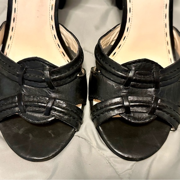 Coach "Golden" Ankle Strap Heeled Sandals 8.5B - Picture 3 of 6